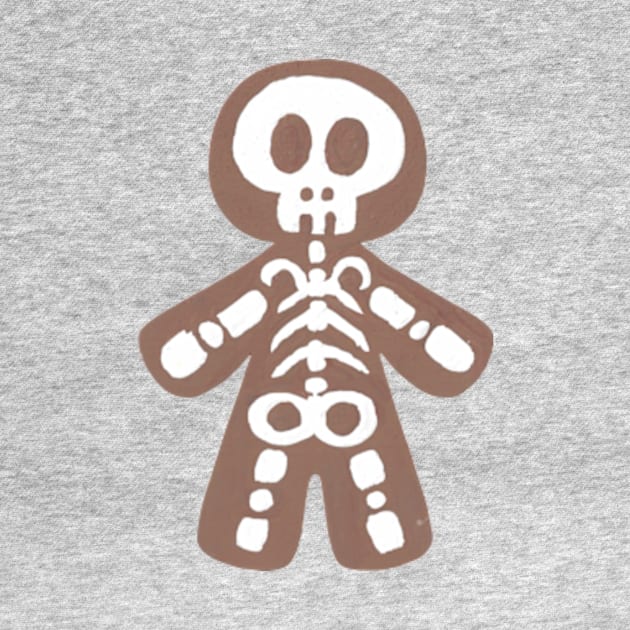 Skeleton Gingerbread Person by JadedOddity